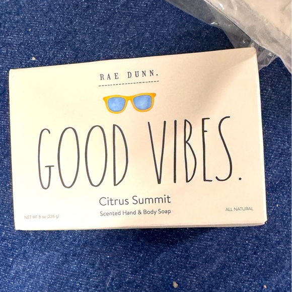 Rae Dunn Other - COPY - Rae Dunn “Good Vibes” bar of soap